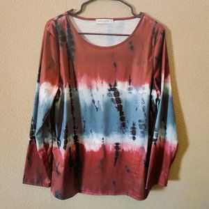 Misslook Multi Colored Long Sleeve Top - XL
